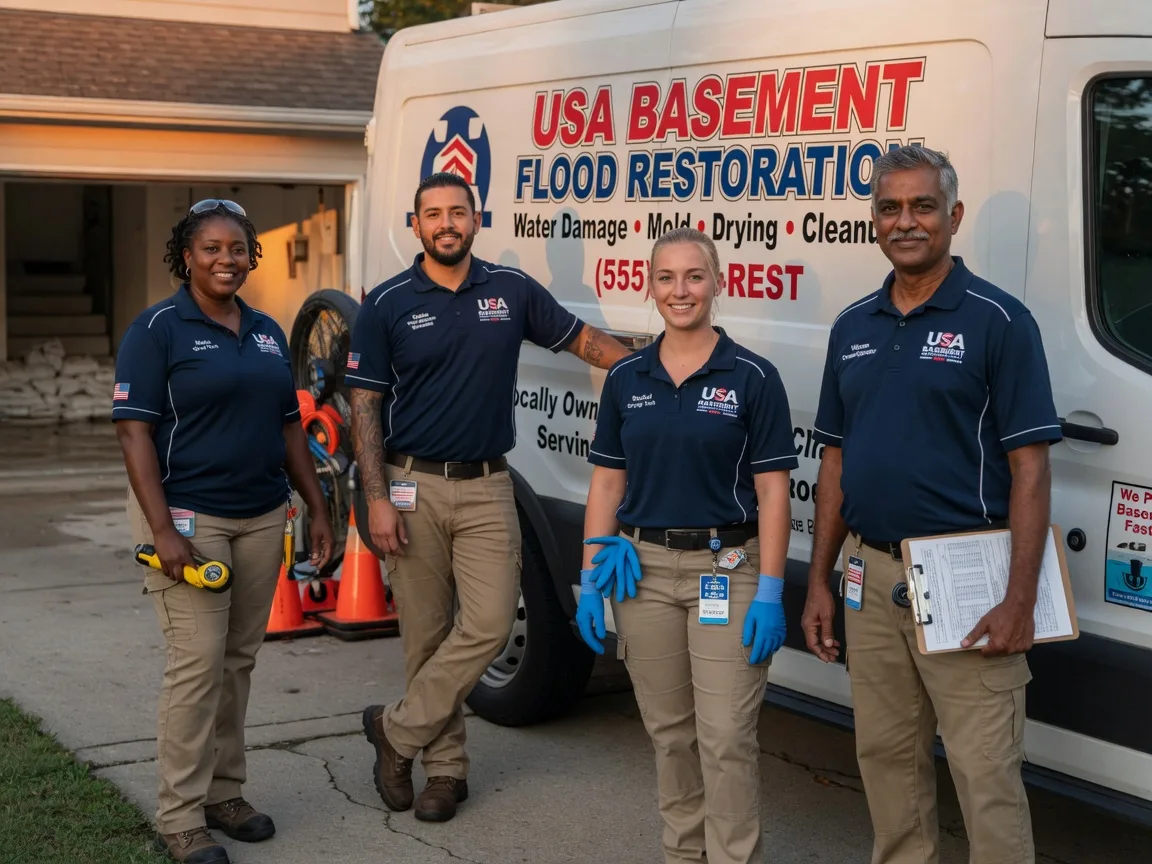 Basement Flood Cleanup company in Gheens, LA
